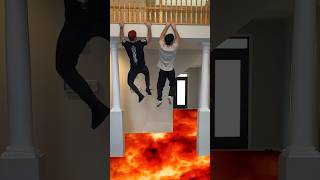 When the floor is ACTUALLY Lava 🔥 Parkour [upl. by Acimad]