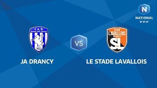 J4  JA Drancy  Stade Lavallois 01 Le Replay I National FFF 20182019 [upl. by Ateuqahs]