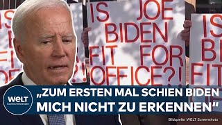 USA quotZum ersten Mal schien Biden mich nicht zu erkennenquot Kollektiver Druck von USDemokraten wächst [upl. by Goeger449]