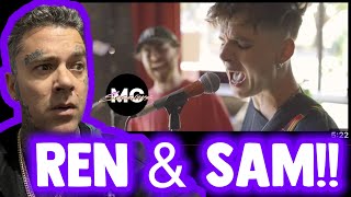 WOW  Rapper FIRST time REACTION to Ren amp Sam Tompkins  Blind Eyed  MC Sessions [upl. by Alarice]