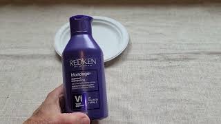 Redken Blondage Shampoo Review  Purple Shampoo [upl. by Schaffer]