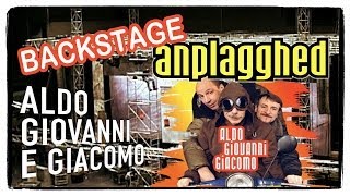 Il backstage di Anplagghed  Aldo Giovanni e Giacomo [upl. by Atteynot408]