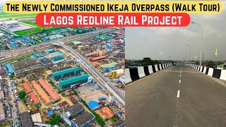 The New Ikeja Underbridge amp Overpass Bridge Of The Lagos Redline Rail Project  Walk Tour [upl. by Suhail]