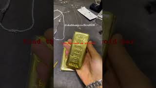 1KG GOLD BAR shortfeed short shorts gold goldbar kuveyt dubai india gujart usa uae ₹ [upl. by Pahl]