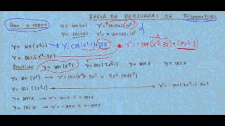 Regla de derivar 6 trigonometricas derivadas [upl. by Milburn]