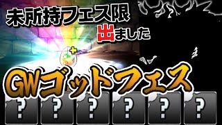 GWスーパーゴッドフェスを5回引いて出たキャラでチャレダン10に挑む！【パズドラ】 [upl. by Shriver839]