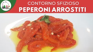 PEPERONI ARROSTITI IN 1 MINUTO  ricette veloci  FoodVlogger [upl. by Salvador937]