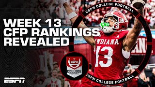 Week 13 College Football Playoff Rankings REVEALED 👀  ESPN College Football [upl. by Elleinnod]