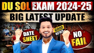 DU SOL Exam December 2024 Semester 1st 3rd amp 5th Big Latest Updates Date Sheet Subject amp Syllabus [upl. by Misty]