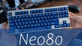 Neo80 with HMX milky white switches [upl. by Cutlip]