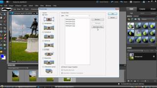 Photoshop Elements 9 Photomerge Panorama [upl. by Leynwad279]