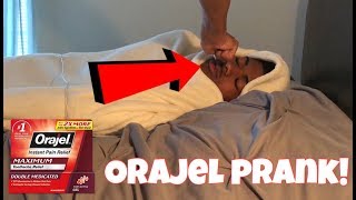 ORAJEL NUMBING MOUTH PRANK ON TRAY [upl. by Jessica144]