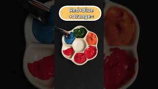 redblueorangeColor asmrguessthecolorcolormixingsatisfying [upl. by Eynenihc174]