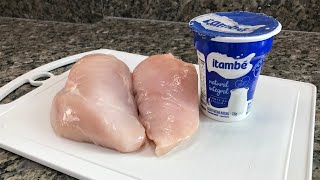 PEITO DE FRANGO com IOGURTE é a melhor coisa que descobri para um almoço delicioso [upl. by Weldon]