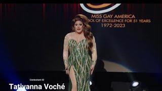 Miss Gay America 2023 preliminary night evening gown competition contestants 2244 [upl. by Anirbas]