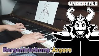 Undertale  Bergentrückung amp Asgore in piano [upl. by Ecaidnac494]