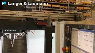 Langer und Laumann TSG Schutztür Türantrieb HAAS VF2 [upl. by Weinrich]