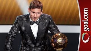 Messi beats Ronaldo to win FOURTH Ballon dOr [upl. by Gualterio]