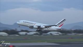 Air France A380  Despegue de la Ciudad de México [upl. by Estel]