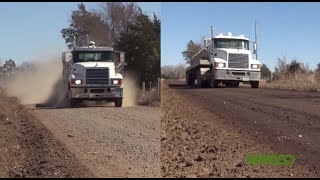 Resinator Road Dust Control and Stabilization performed by Ramco Environmental [upl. by Ettenahs]