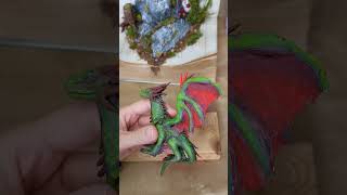 Der Drache bekommt seine finale Farbe 🤓🎨  Teil 2 modelbau dragon miniature diy littlethings [upl. by Winola]