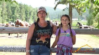 Whitefish Montana Horseback Riding [upl. by Broddy]