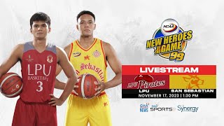 NCAA Season 99  LPU vs SAN SEBASTIAN Mens Basketball  LIVESTREAM [upl. by Gerry]