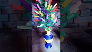 injection ki niddel ka guldastatrending beautiful pot art shortvideo [upl. by Nahtnamas]