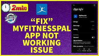 How to Fix MyFitnessPal App Not Working Issue 2023 MyFitnessPal App Not Opening [upl. by Kcirre]