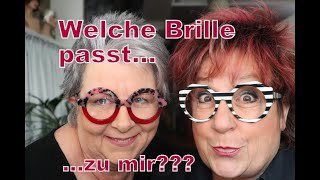 Die selbe Brille an 2 unterschiedlichen Gesichtern  Brillenberatung Tipps der Augen Optikerin [upl. by Savick]