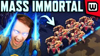 BRUTE FORCE Protoss strategy StarCraft 2 herO vs Serral [upl. by Cogan648]