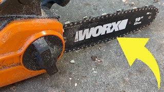 molten 10quot Chainsaw Chain Replacement REVIEW Fits Worx Pole Saw [upl. by Ahsekram]