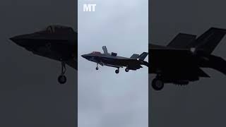 Watch an F35B defy gravity during the Royal International Air Tattoo at RAF Fairford in England [upl. by Croydon]