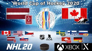 WCH 2020  18  Group A  Latvia vs Canada [upl. by Kaylyn]