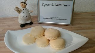 Eigelb Schäumchen  Eigelb Baiser  Rezept  Tutorial [upl. by Vivia]