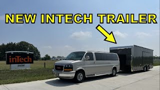 Unveiling My 2024 Intech 24’ Enclosed Car Trailer  Ultimate Custom Hauler Experience [upl. by Nicholle965]