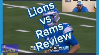 Week 1 Detroit Lions vs LA Rams ReviewReaction [upl. by Hittel198]