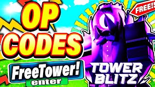 All Secret Tower Blitz Codes 2023  Codes for Tower Blitz 2023  Roblox Code [upl. by Eniamzaj644]