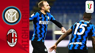 Inter 21 Milan  Eriksen Scores a 97th to Win Derby THRILLER  Coppa Italia 202021 [upl. by Laris]