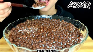 ASMR Eating Nesquik Cereal Eating sounds NO Talking [upl. by Hitoshi]