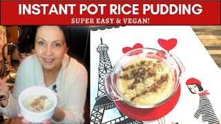 Instant Pot Rice Pudding Super Easy amp Vegan [upl. by Lundgren]