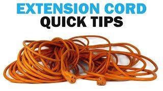 How to Keep Extension Cords From Unplugging  Quick Tip [upl. by Eerised]