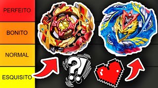 TIER LIST BEYBLADES CHO Z MAIS BONITOS  beyblade burst [upl. by Nenerb]