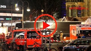 Terroranschlag auf Berliner Weihnachtsmarkt  Terrorist attack on Berlin Christmas market [upl. by Maribel]