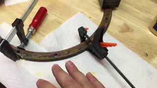 DIY How to restore a wooden steering wheel [upl. by Anauqahc]