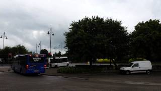 Optare Solo RK07ATU Dicksons Travel on Route 500 Seen Leaving Staines Bus Station [upl. by Selene]