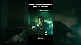 Trapped with deadly sharks  Foght for survival survival sharks film [upl. by Pearson]