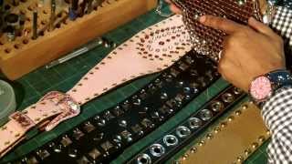 quot How To Embellish Leather Products and What Tools To Use Part 1  NEW [upl. by Ahsital47]