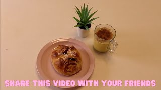 Chloe Ting Recipe Easy Turmeric Latte amp cinnamon roll [upl. by Yhtimit938]