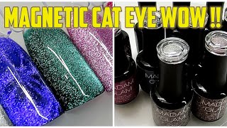 Cat Eye Magnet Gel Collection From Madam Glam Is STUNNING  Must See  They OUTDID Themselves [upl. by Onateag]